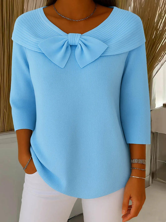 Apolline | Elegant Bow Sweater