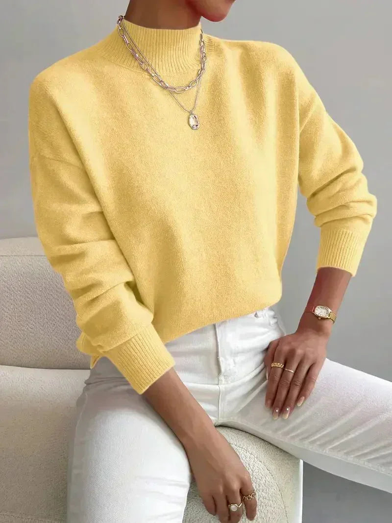 Léa | Soft High Neck Sweater