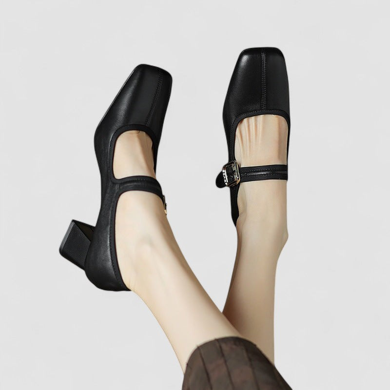 Élodie | Chic Square Toe Mary Jane
