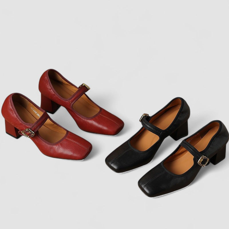 Élodie | Chic Square Toe Mary Jane