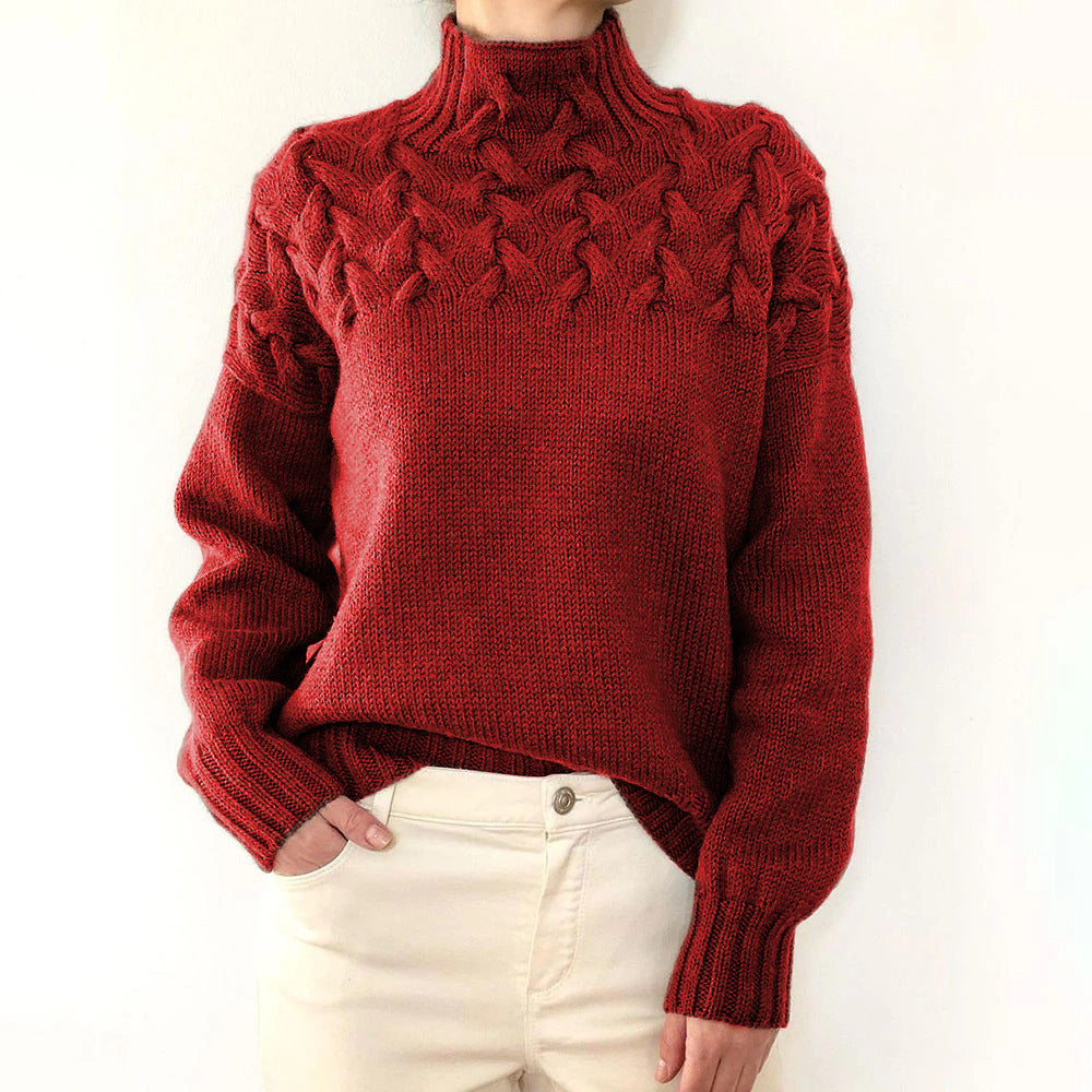 Lucie | Modern Twisted Knit Sweater