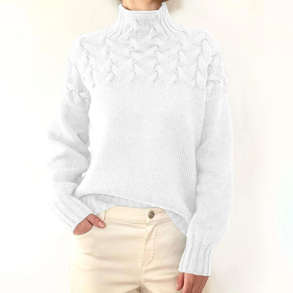 Lucie | Modern Twisted Knit Sweater