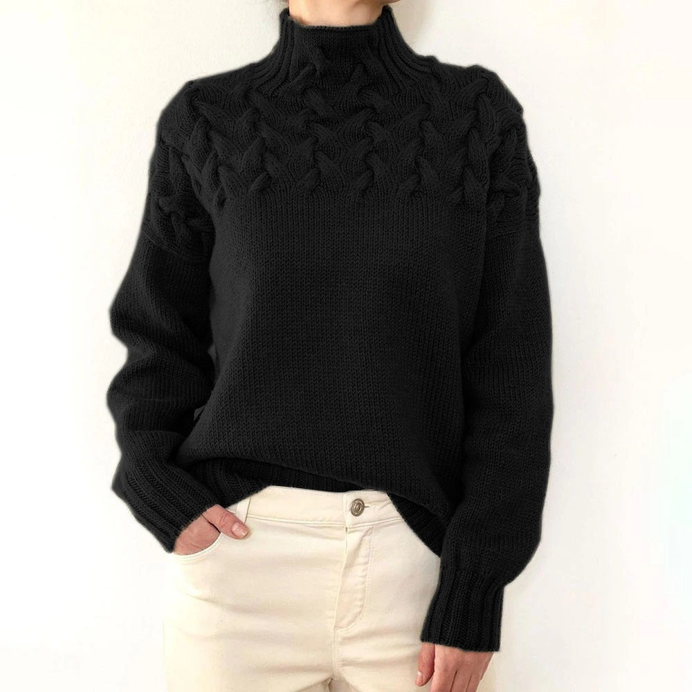 Lucie | Modern Twisted Knit Sweater
